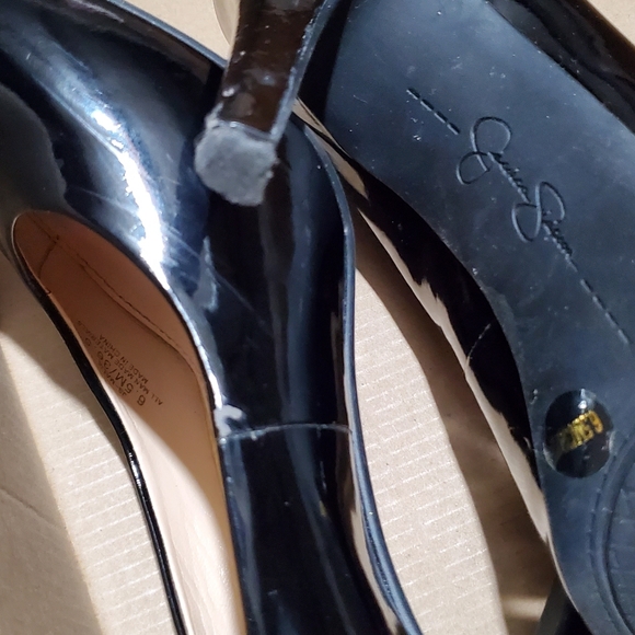 JESSICA SIMPSON Pump heel shoes 6.5 M black(Ss36) - Picture 11 of 13